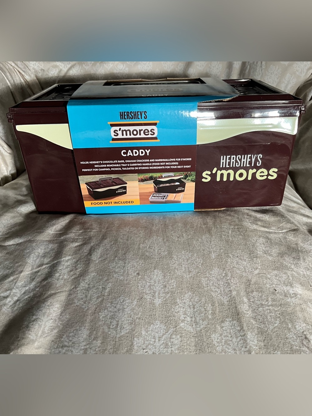 NWT Hershey’s S’mores Caddy Organizer with Removable Tray | Camping Picn